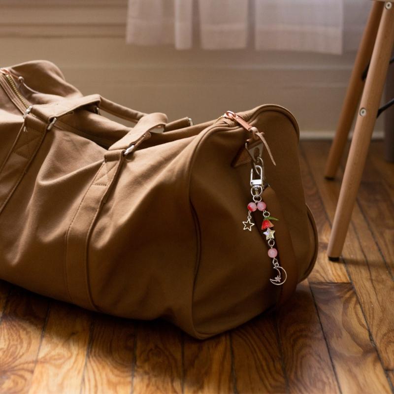 Elegante Maiglöckchen Handyketten Perlen-Handy-Lanyard Schlüsselanhänger Einfache Tragbare Handy-Taschen Rucksack Schlüsselhalter Dekoration