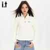 Izzue Women's Half-Zip Polo Long Sleeve Top