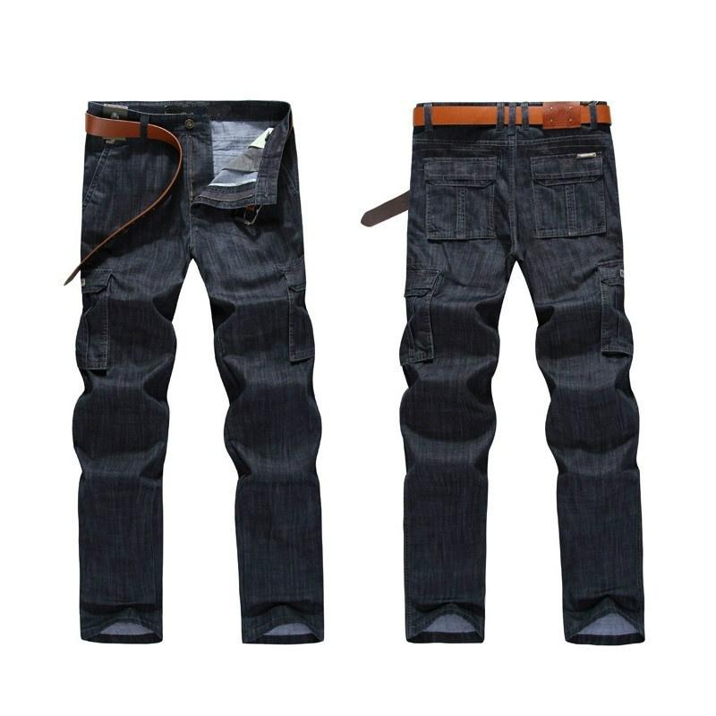 Męskie jeansy skinny z bocznymi kieszeniami i wąską nogawką Jeansy męskie