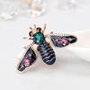 Blucome Strass-Bienen-Broschen für Frauen, Frühlings-Insekten-Design-Pin, erhältlich, Mantel-Accessoires, hohe Qualität