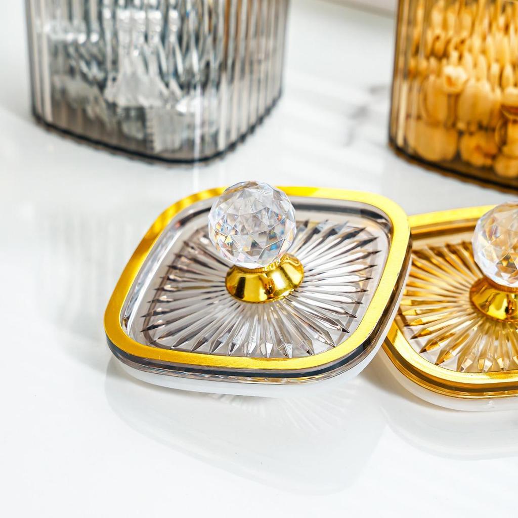 Diamond Handle Sealing Jar: Portable Press-Type Moisture-Proof Food Storage for Milk Powder, Rice, and Flour