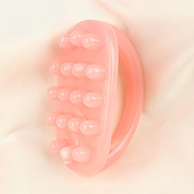 18 Beads Handheld Gua Sha Massage Roller Natural Resin Waist Neck Back Leg Body Meridian Scraping SPA Anti Cellulite Relaxation