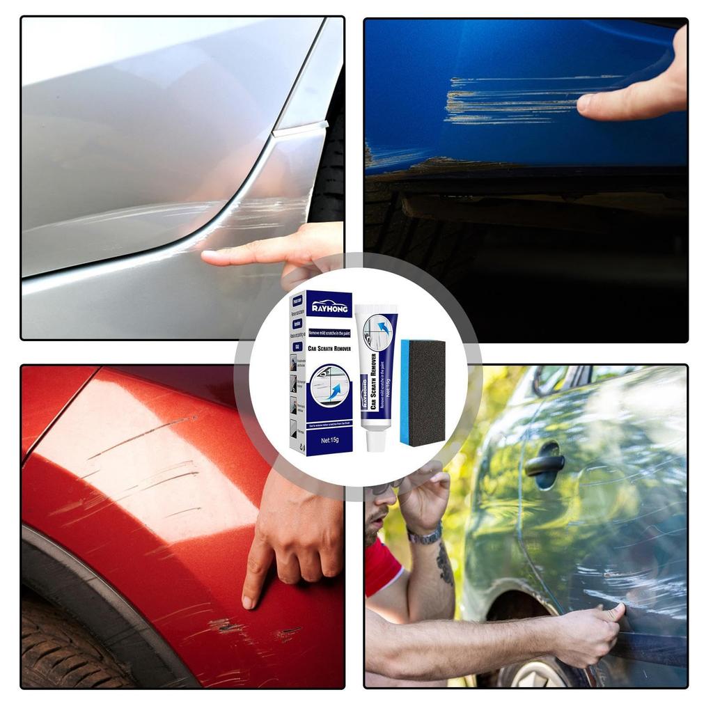 Car Scratch Remover with Sponge Repair Car Scratch Remover Auto Polish Car Scratch Repair