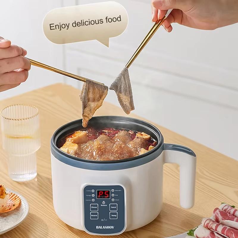 Panela de Arroz Elétrica 1.7L Camada Única Dupla 220V Multicooker Antiaderente Inteligente Mecânica Multicooker Panela de Arroz Cozido no Vapor para Casa