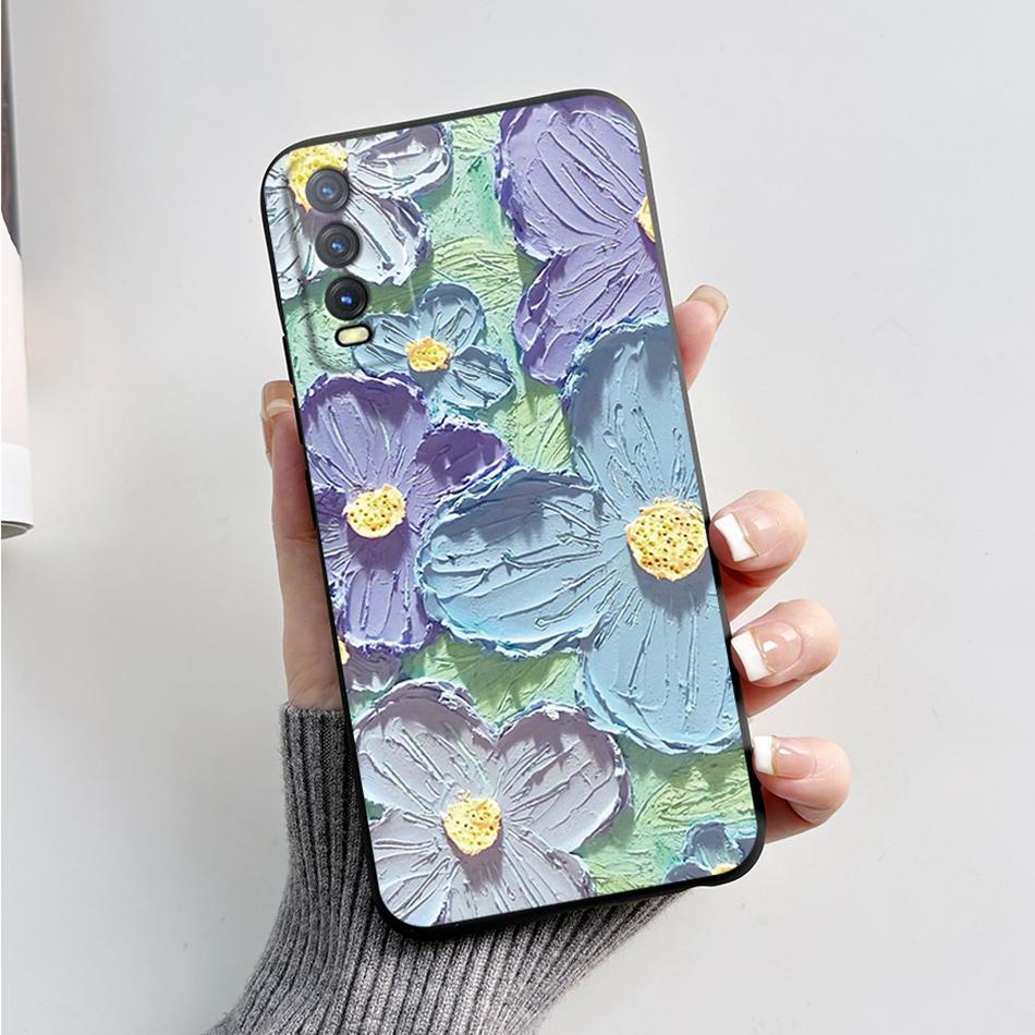For Vivo V2027 V2029 Vivo Y20 Y20i Y20s Case Cute Bear Cartoon Frog Back Cover Soft Silicone Funda For Vivo Y11s Y12s Y12a Etui