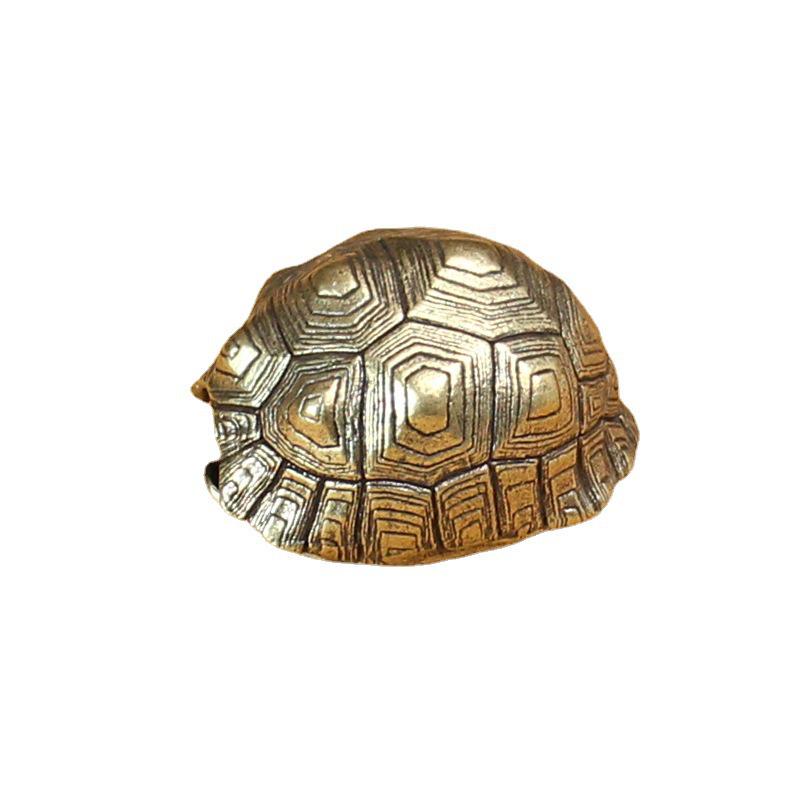 Copper Turtle Shell Bell Keychain Pendant - Personalized Car Hanging Gift