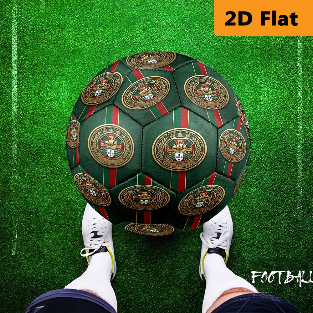 Royal Emblem Design Soccer Ball Suitable for Both Training and Competition Wear-resistant and Slip-resistant No. 5 Football Outdoor Sports
