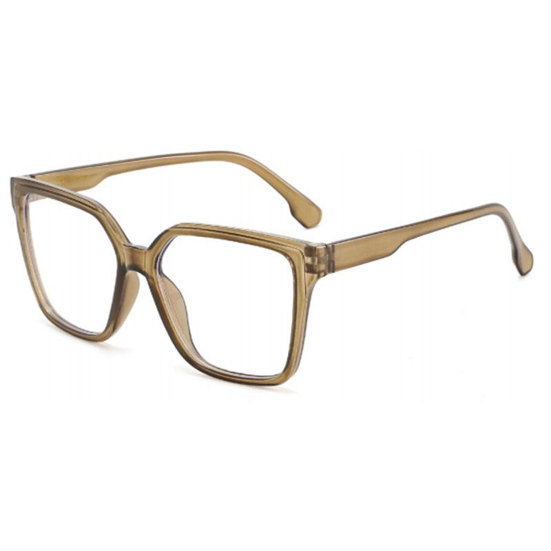 Xiaomi Women's Oversized Square Anti-Blue Light Glasses, Non-Prescription Computer Eyewear for Office, Gaming, Reading