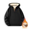 Unisex Fleece Thick Hooded Long Sleeve Sweatshirt