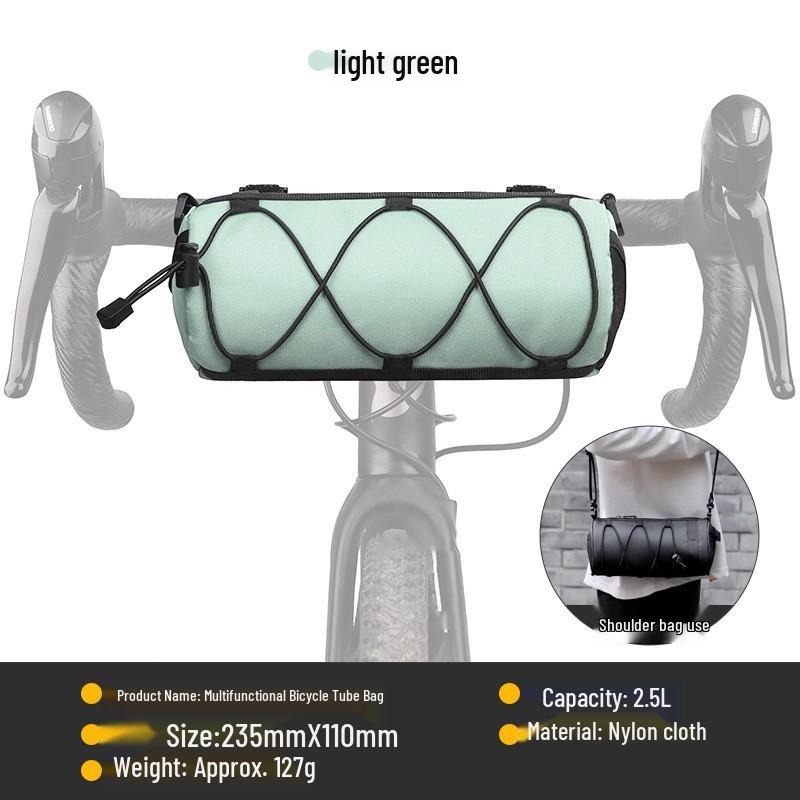 

Waterproof Multi-functional Bicycle Front Beam & Tail Bag with Storage for Road & Mountain Bikes 2.5L