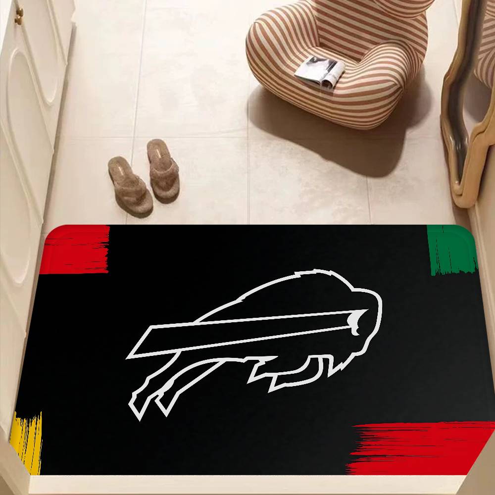 Tappetino da Bagno Cool B-Buffalo-B-BillS Antiscivolo Assorbe Acqua Striscia Lunga Cuscino Tappetino per Camera da Letto Zerbino di Benvenuto
