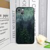 Vintage Green Forest Landscape Pattern Phone Case for iPhone 17 16 12 11 14 13 15 Pro Max Mini X XS MAX XR 7 8 14Plus Soft Cover