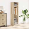 Wardrobe In Sonoma Oak Finish 50 X 50 X 200 Cm Particleboard
