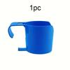 Heavy Duty Poolside Cup Holder No Drill Hanging Organizer with Strong Grip for Hot Tub Beach Patio Swimming Pool Accessories