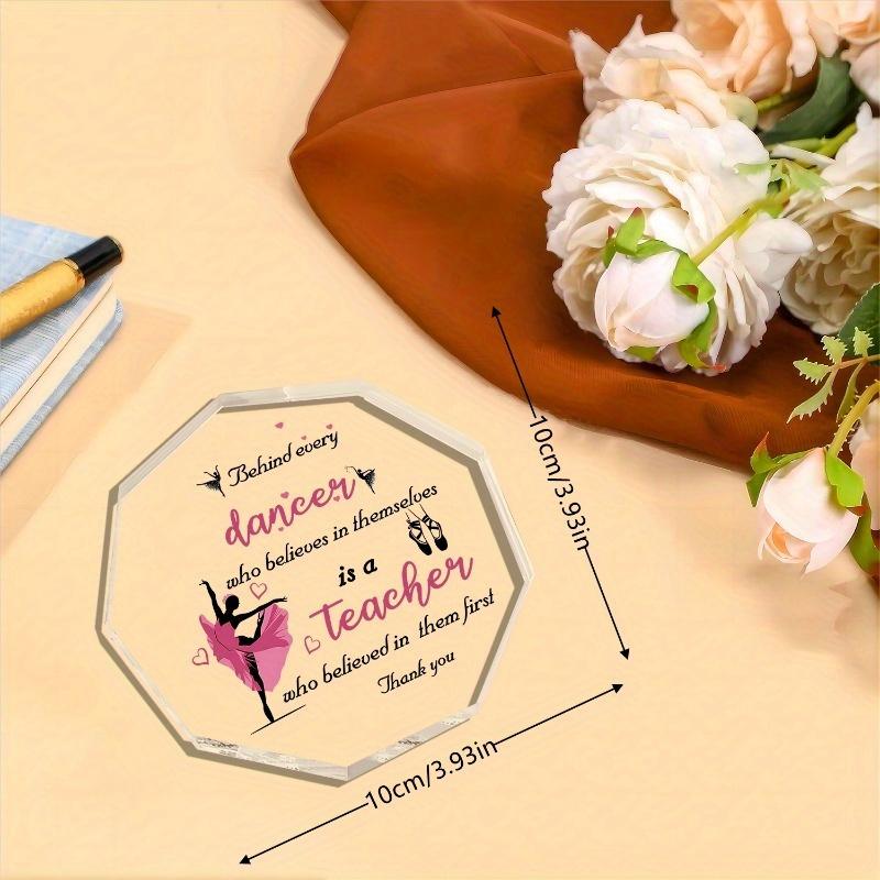 Dance Teacher Thank You Gift - Classroom & Office Decor for Dance Instructors
