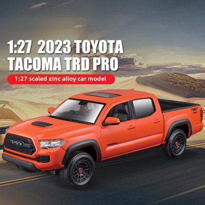 Yeni 1:27 Simülasyon Ölçeği 2023 Toyota TRD Pro Araba Modeli Pres Döküm Statik Hassas Çinko Alaşım Model Koleksiyonu Hediye Erkek Oyuncağı Trend Pikap Süsleri