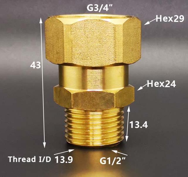 DN15 DN20 DN25 1/2" 3/4" 1" BSP Female Male Union Coupler Adater Elbow Brass Plumbing Fitting Connector Home Garden Water