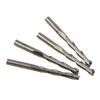 10pcs 1/8 Inch 2-Flutes Flat Nose Spiral Carbide End Mill CNC Router Bits 22mm