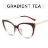 Blue Light Glasses Women Fashion Cat Eye Glasses Transparent Female Vintage Anti Fatigue Computer Eyeglasses Men Plain Glasses
