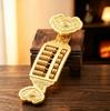 Ruyi Abacus Metal Ornament: Wealth-Attracting Housewarming Gift & New Home Decoration