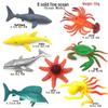"1-9 inch Plastic Animal & Dinosaur Model Toy Set"