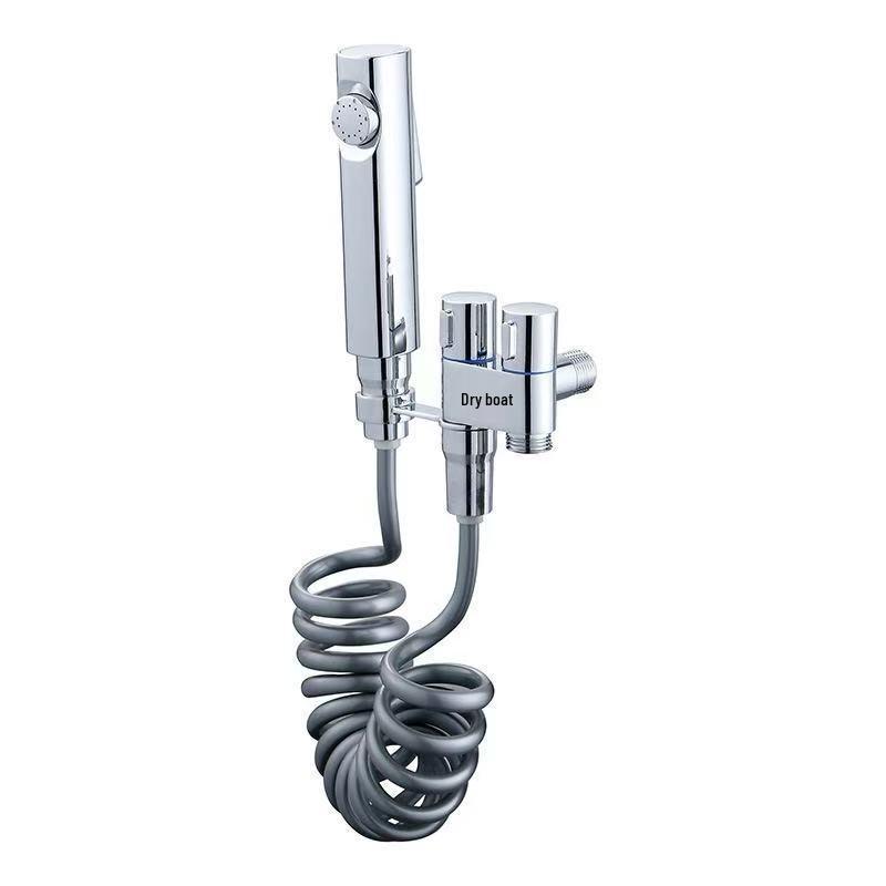 Set Bidet e Doccetta WC Grigio a Doppia Uscita