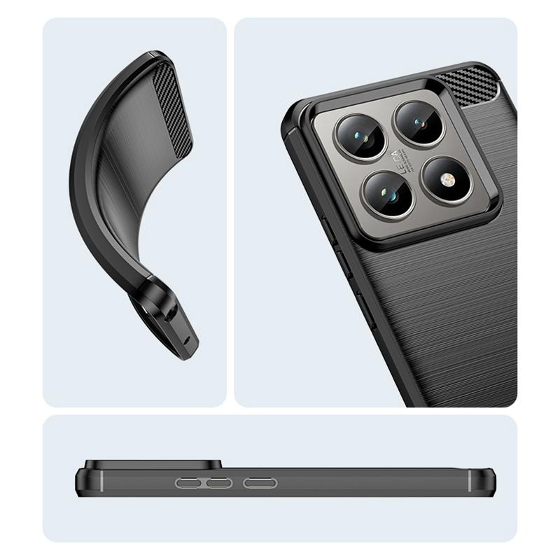 For Xiaomi 14T Case For Xiaomi 14T 14T Pro 5G Cover Funda Silicone Shockproof Brushed TPU Protective Phone Cover For Xiaomi 14T