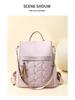 Korean-Inspired High-End Women's Urban Commuter Backpack - Fashionable & Spacious Schoolbag