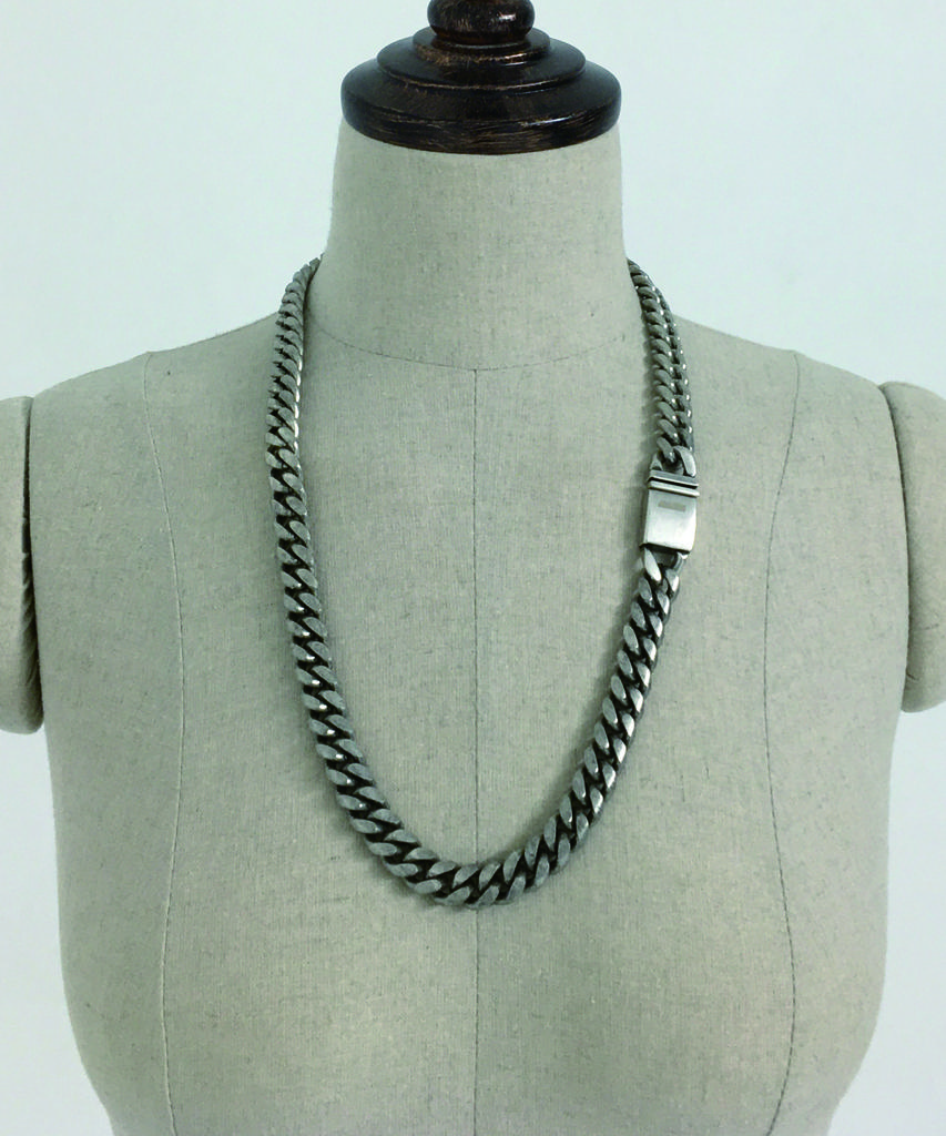 Sexto [Necklace][Surgical Steel] 135 Rdc Chain Necklace Vintage Silver
