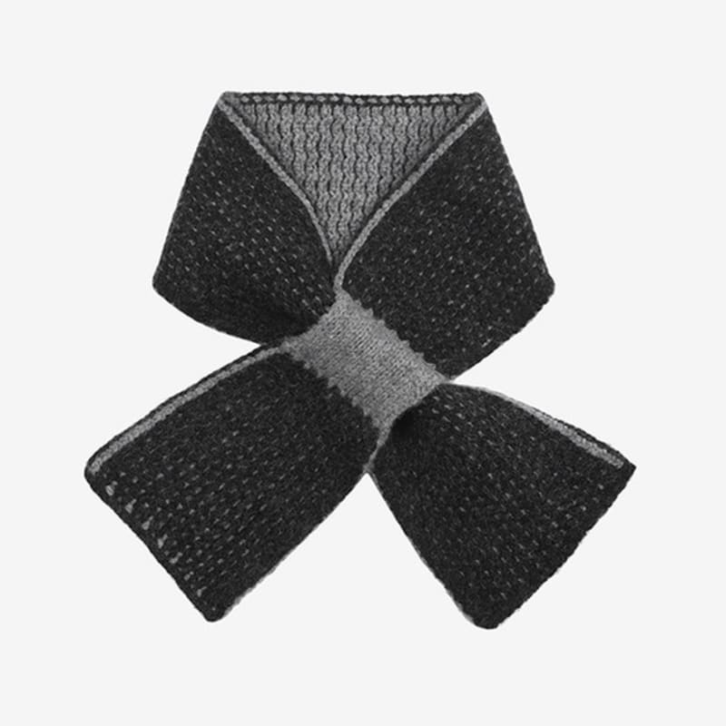 2NDSKIN 3D Strick Jacquard Kaschmir Kleiner Schal