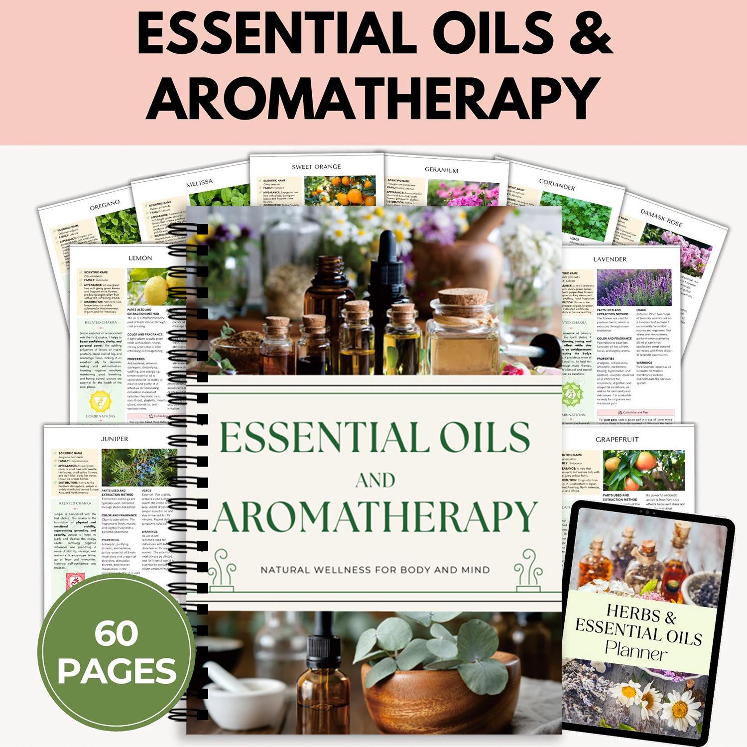 60-Page Aromatherapy & Essential Oils Guide: Cross-border Incense & Essential Oils Other