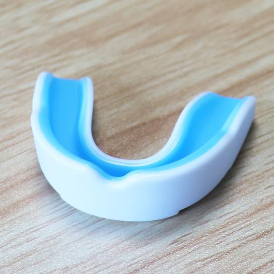 Mundschutz Glatte Kante Stoßdämpfend EVA Boxen Karate Sport Mundschutz für Erwachsene