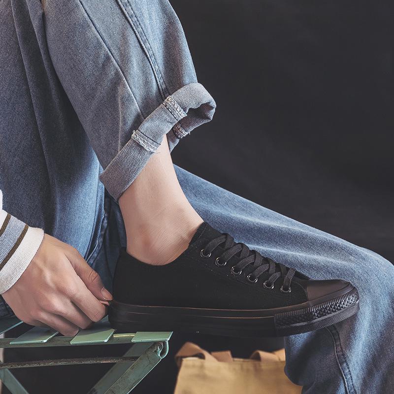 Unisex Low-Top Canvas Sneakers, Classic Korean Style, Versatile Casual Shoes, Perfect for Couples and Students, Model H01