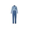 Fashion Patchwork Straight Leg Jumpsuit Women Jumpsuits Medium-Blue LWB0013215PN005-A00218