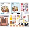 Tsukurundesu DIY Miniature House DG Series Country Kitchen with Instruction Manual
