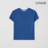 Senbi Women 3 Piece Set 26ss Summer Cloche Holgarment Round Neck Short Sleeve Kn