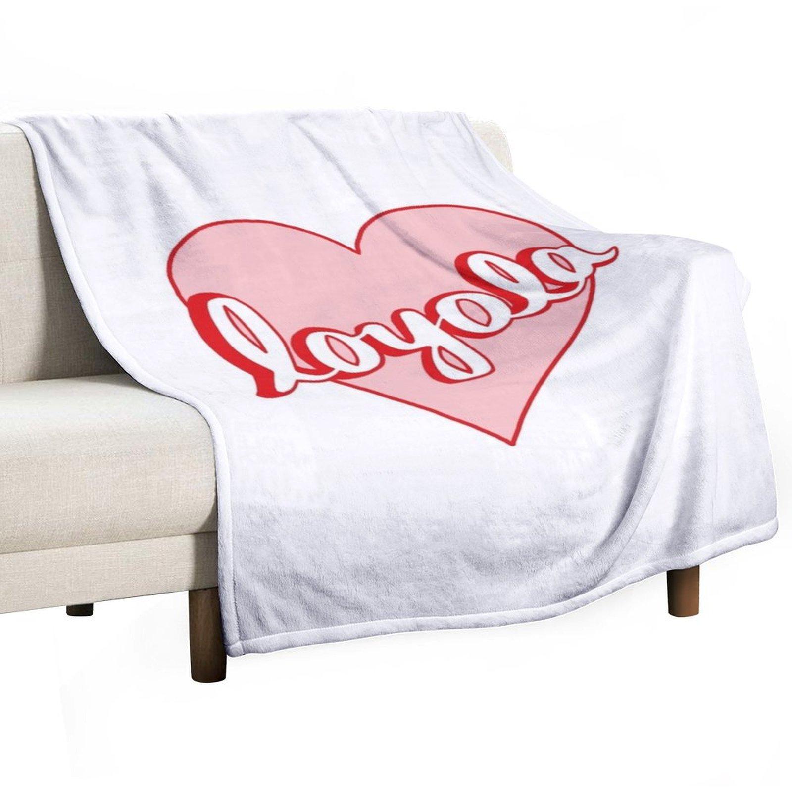 

Плед Loyola Heart Плед в клетку Милые одеяла для кровати для дивана Одеяла 30x40in