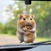 2D Acrylic Animal Hanging Ornament Car Rearview Mirror Charm Backpack Keychain Fade-Resistant Cute Car Interior Hanging Decor for Home Party Favors