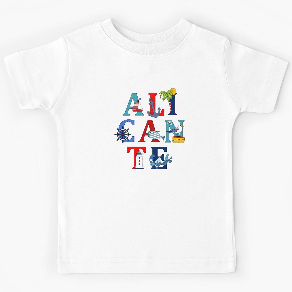Alicante with marine symbols Kids T-Shirt 100