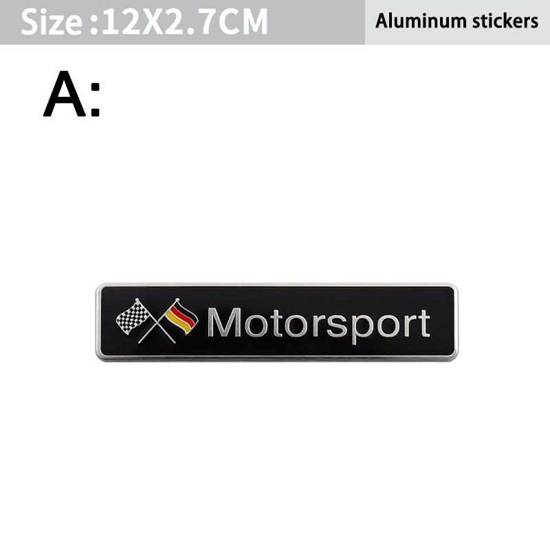 For VW Volkswagen Jetta MK5 Golf 1Pcs Car Styling Aluminum Alloy Badge Sticker For Volkswagen GTI R-Line R Polo Golf Passat Scir
