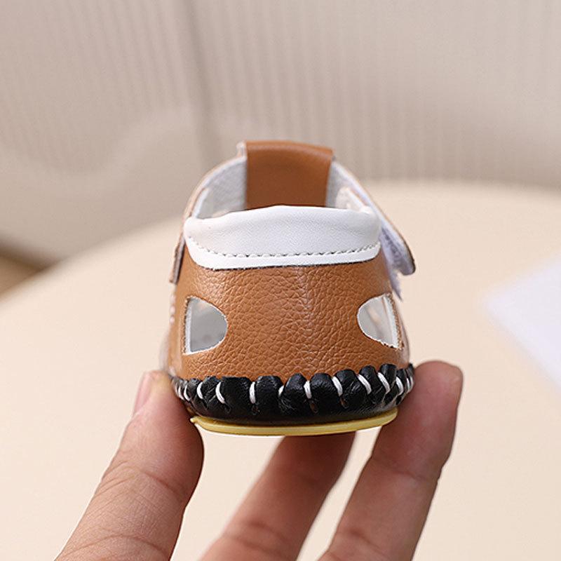 Spring and Summer New Soft-soled Baby Shoes Male 3-7-9 Months 0 1 1/2 Years Old Infant Sandals Female