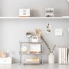 Foldable Transparent Double Desktop Acrylic Shelf Cup Rack Kitchen Bathroom Cosmetic Sundry Shelf