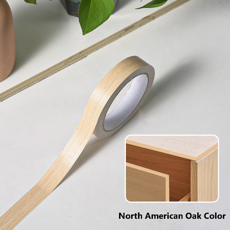 10M Wood Grain Edge Banding Covering Ugliness Repairing Wall Gaps Furniture Cabinet Door Frame Decoration Beautiful Seam Sticker