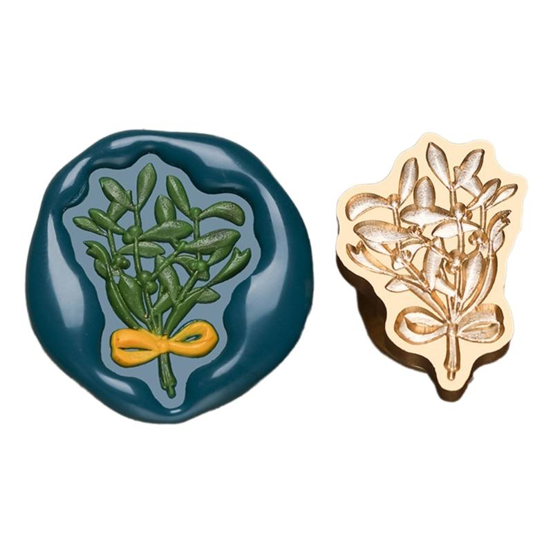 Christmas Seal Stamp Head Replacement, Embossed Seal Stamp Head for Seal Envelope, Invitations Scrapbooking Decoration