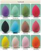Matte Water Drop Makeup Sponge Set - Non-Absorbent Cushion Puff for Foundation and Liquid Application