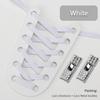 Fashion Elastic No Tie Shoelaces Rhinestone Cross Lock Tieless Shoelace Flat Shoe Laces Suitable for Sneakers and Athletic Shoes