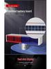 Solar-Powered Red & Blue Strobe Traffic Warning Light for Construction Zones and Intersections