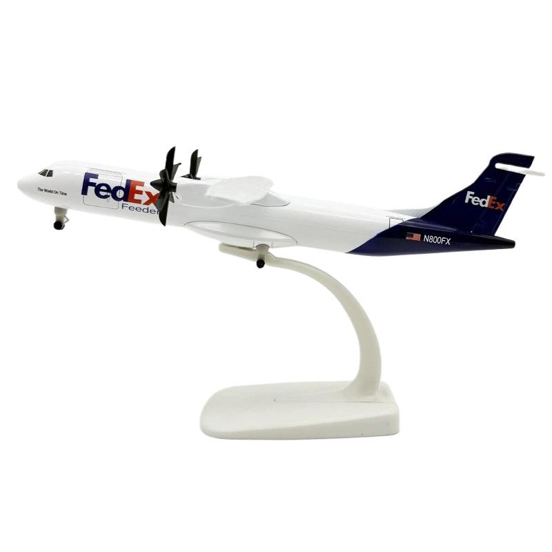 

Airplane Models 1/400 Scale 20cm Air FEDEX Airways ATR Model Planes Diecast Metal Toys Aviation W Wheels Landing Gears