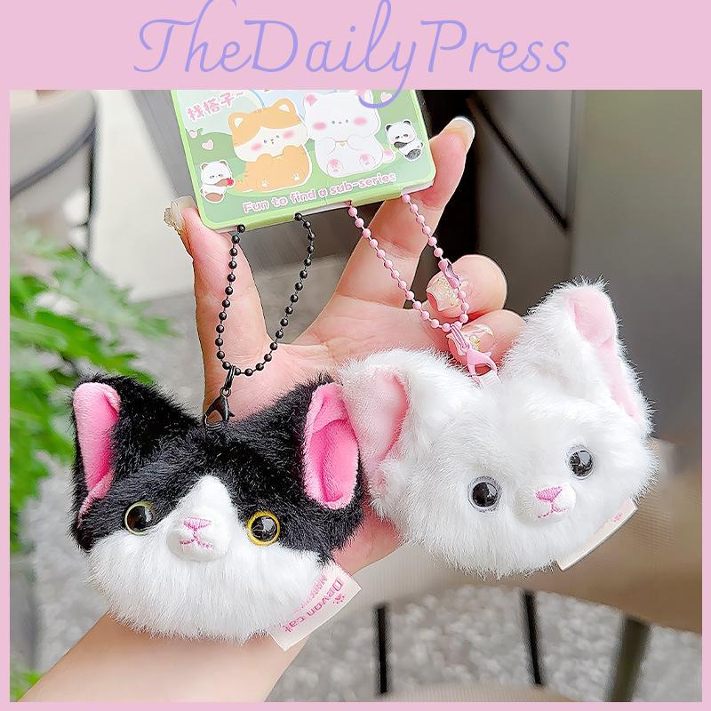 Devon Adorable Rex Cat Plush Keychain Cute Couple Backpack Charm Gift Accessory
