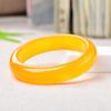 Ice Quartzite Jade Yellow Bracelet for Women - Oily Yellow Jade Color Jewelry